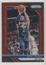 2018-19 Panini Prizm Ruby Wave Prizm Ricky Rubio #133 j2c