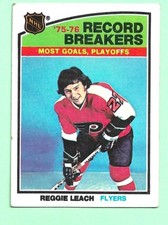 (1) REGGIE LEACH  1976-77 TOPPS # 65 FLYERS VG  CARD (N1259)