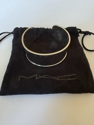 RARE Vintage M·A·C Cosmetics Employee Gift - Etched Logo Cuff Bracelet
