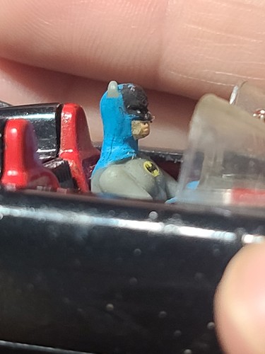 VINTAGE CORGI BATMOBILE BATMAN 1960 BMBV1 DC COMICS BATMAN DRIVER FIGURE - Picture 7 of 17