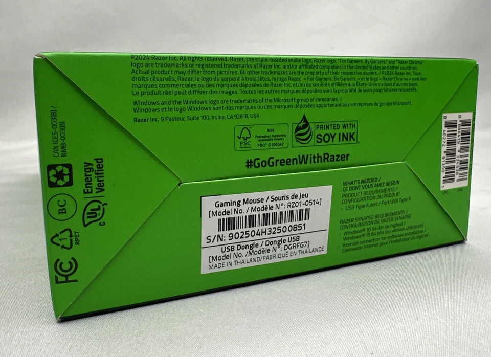 Razer Deathadder V3 Hyperspeed Lightweight Wireless Gaming Mouse - NEW SEALED! - Image 4 of 4