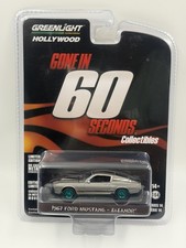 1967 Ford Mustang Eleanor Chase 1:64 GREENLIGHT Gone in 60 Seconds Green Bottom.