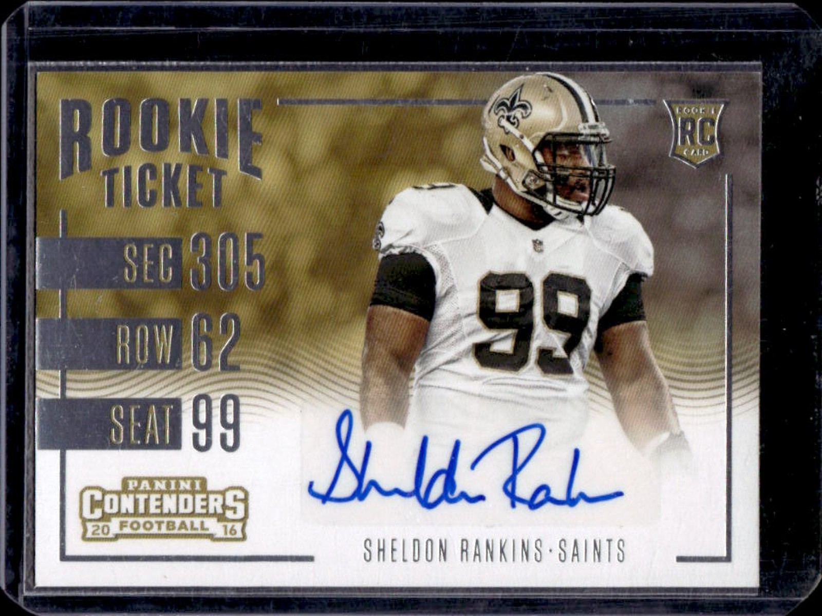 Sheldon Rankins Panini Contenders #287 Autograph