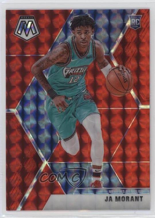 2019-20 Panini Mosaic Rookies Red Prizm Ja Morant #219 Rookie RC 10qe