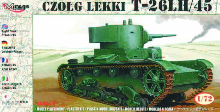 Mirage Hobby 72617 - 1:72 Light Tank T-26 LH/45 - New