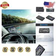 Smart Hud Head Display Windshield Projector Auto Onoff Speed Alarm Smart Hud Head Display Windshield Projector Auto Onoff Speed Alarm