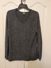Eddie Bauer Women's Medium Cotton Sweater Blue