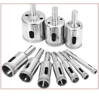 Diamond Hole Maker Cutter Saw Drill Bit Set Glass Ceramic Tile Porcelain 10pcs