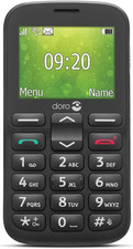 Doro 1380 Unlocked 2G Dual SIM Mobile Phone for Seniors with 2.4" Display, Camer