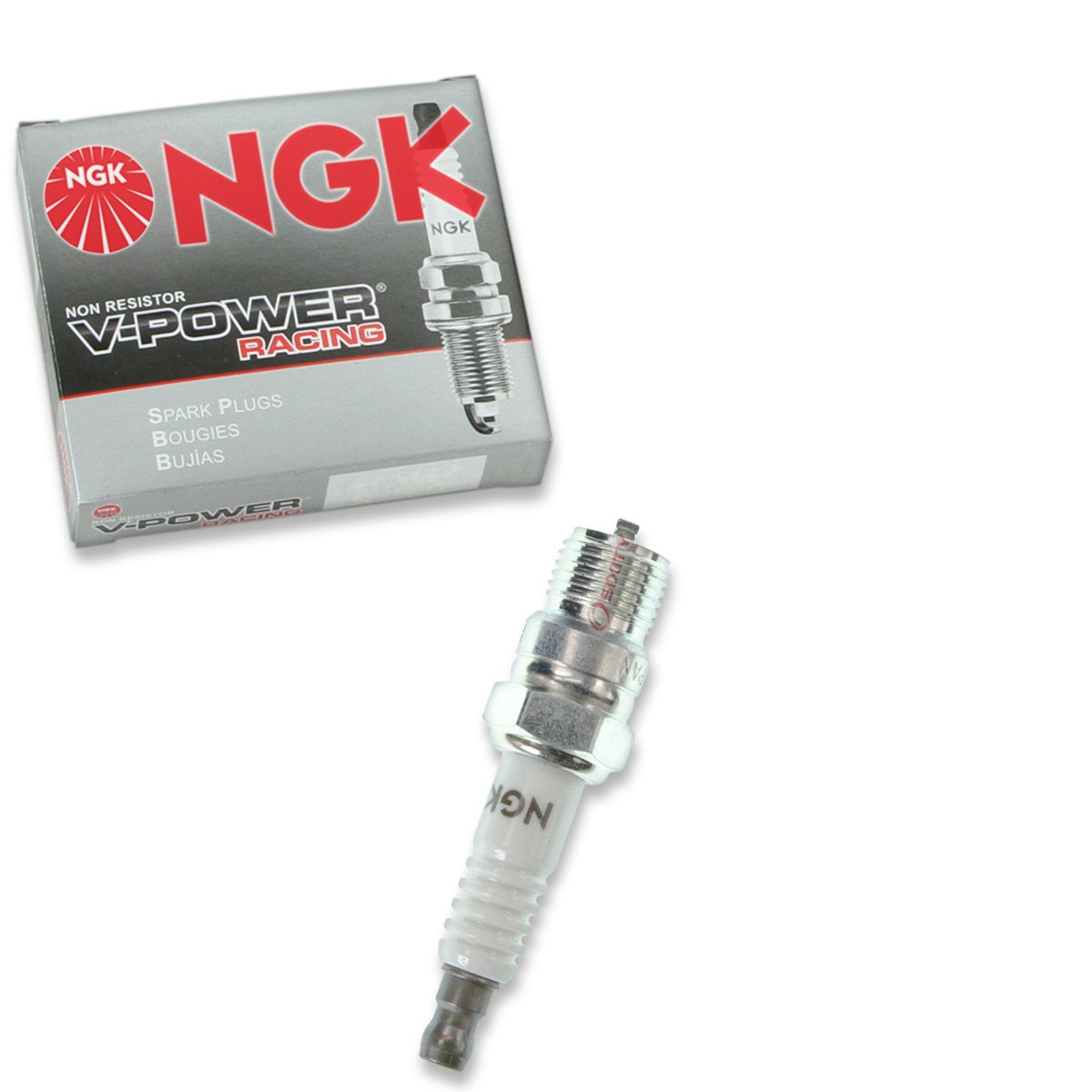 NGK 2817 R5673-7 V-Power Racing Spark Plug for V4C BL5 BL4 AR135 AF2C 440T cp