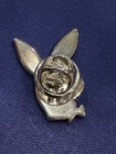 PLAYBOY BUNNY AMERICAN FLAG STARS STRIPES PIN NEW JULY 4TH NAVY BLUE RED SILVER — photo 3