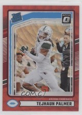 2024 Donruss Rated Rookie Optic Preview Red Wave Prizm Tejhaun Palmer #384 0jm6