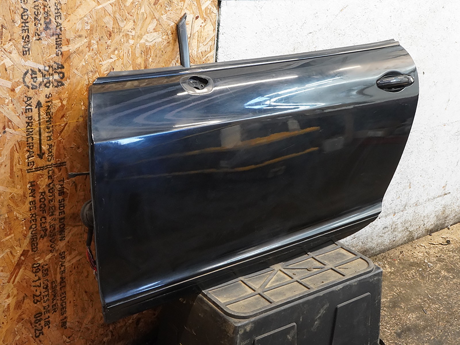 03-09 Bentley Continental GT Coupe Door Panel Cover w Handle Driver Left OEM
