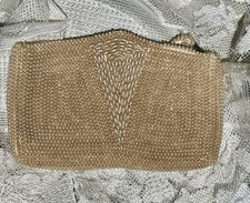 Vintage Faux Pearl Clutch Evening Bag AB Japan Mid Century 1960 s