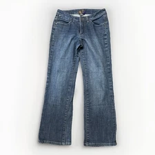 Jag Jeans Medium Blue Boot Cut Leg Cotton Casual Denim Jeans Womens 8