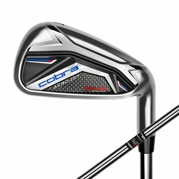 COBRA AEROJET ONE LENGTH Iron Set 5pcs #6-9, PW ELEVATE MPH95 Steel Shaft R-Flex - Image 2 of 4