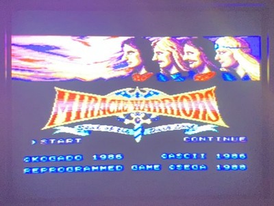 Miracle Warriors Seal of The Dark Lord f. Sega Master System in OVP m. Karte 
