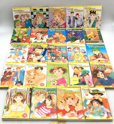 Boys Over Flowers Volumes 1-24 Set English Manga Set Series Shojo