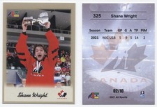 2021 All Sports #325 Shane Wright rookie hockey gold 02/10