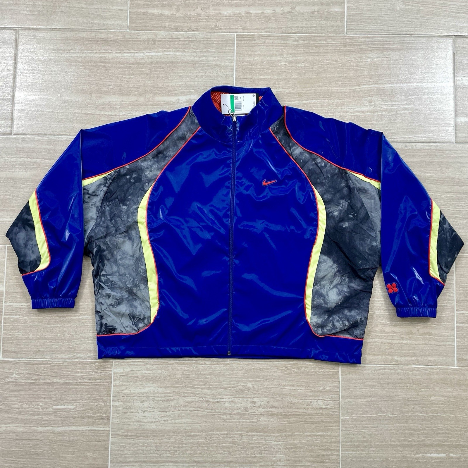 SACAI X NIKE Nike Project F.R.O.G. Uomo Taglia XL Giacca Track Full Zip Deep Night Nera Nuova con etichette