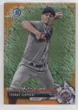 2017 Bowman Chrome Prospects Orange Shimmer Refractor 22/25 Thomas Szapucki 2r7
