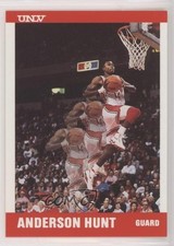 1990-91 Hall of Fame Cards UNLV Runnin' Rebels Anderson Hunt #10 0h1