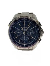 SEIKO Solar Watch Analog Stainless SLV 8B82 OANO