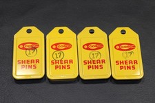 Lot of 4 Vtg Cosom Outboard Boat Motor Shear Pins #17 Minneapolis MN Tins NOS