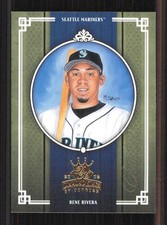 2005 Diamond Kings RENE RIVERA Challenge card 450 made #244 SEATTLE MARINERS