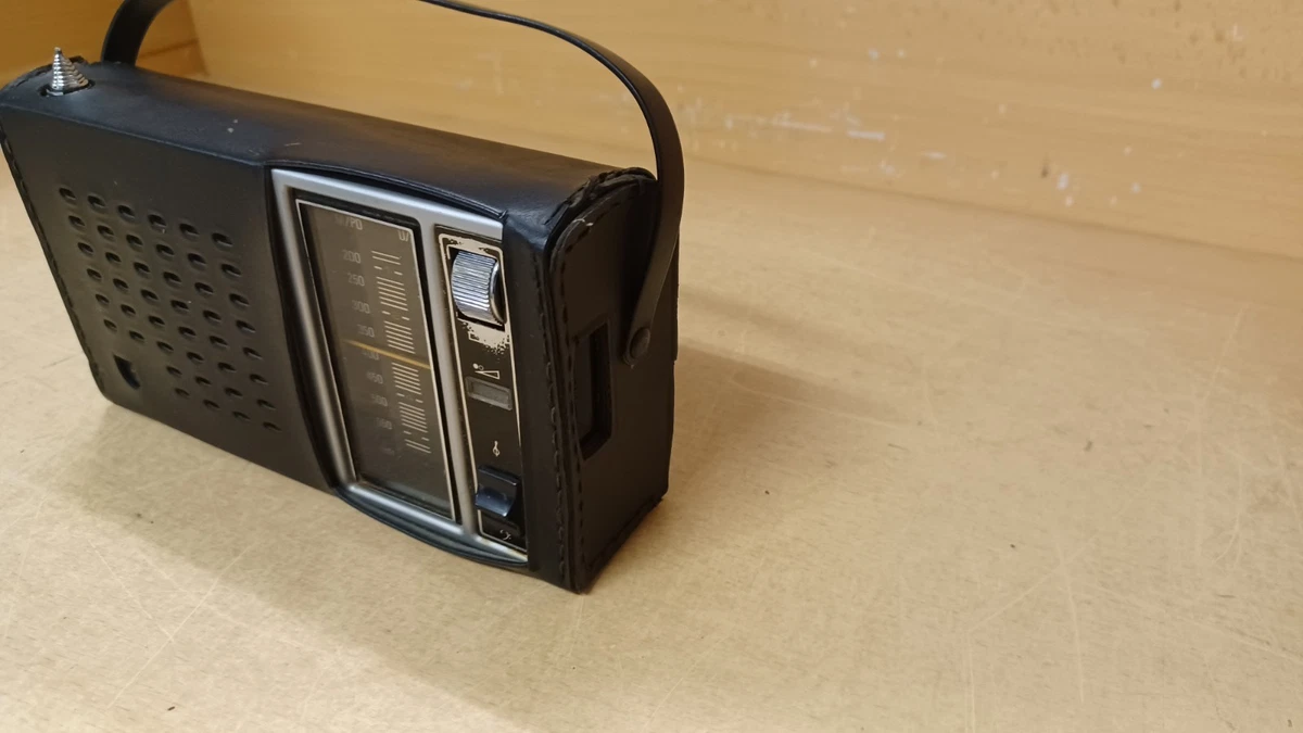Philips L114 Vintage Tubo Radio Válvula Radio Gabinete Madera Retro *Como está*
