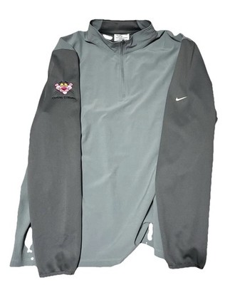 Owen s Corning Pink Panther Nike Golf Long Sleeve Men's Dry Fit XXL 1/4 Zip Top