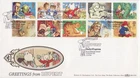 GB Stamps First Day Cover Greetings Messages, dragon, rabbit, cat  BENHAM 1994