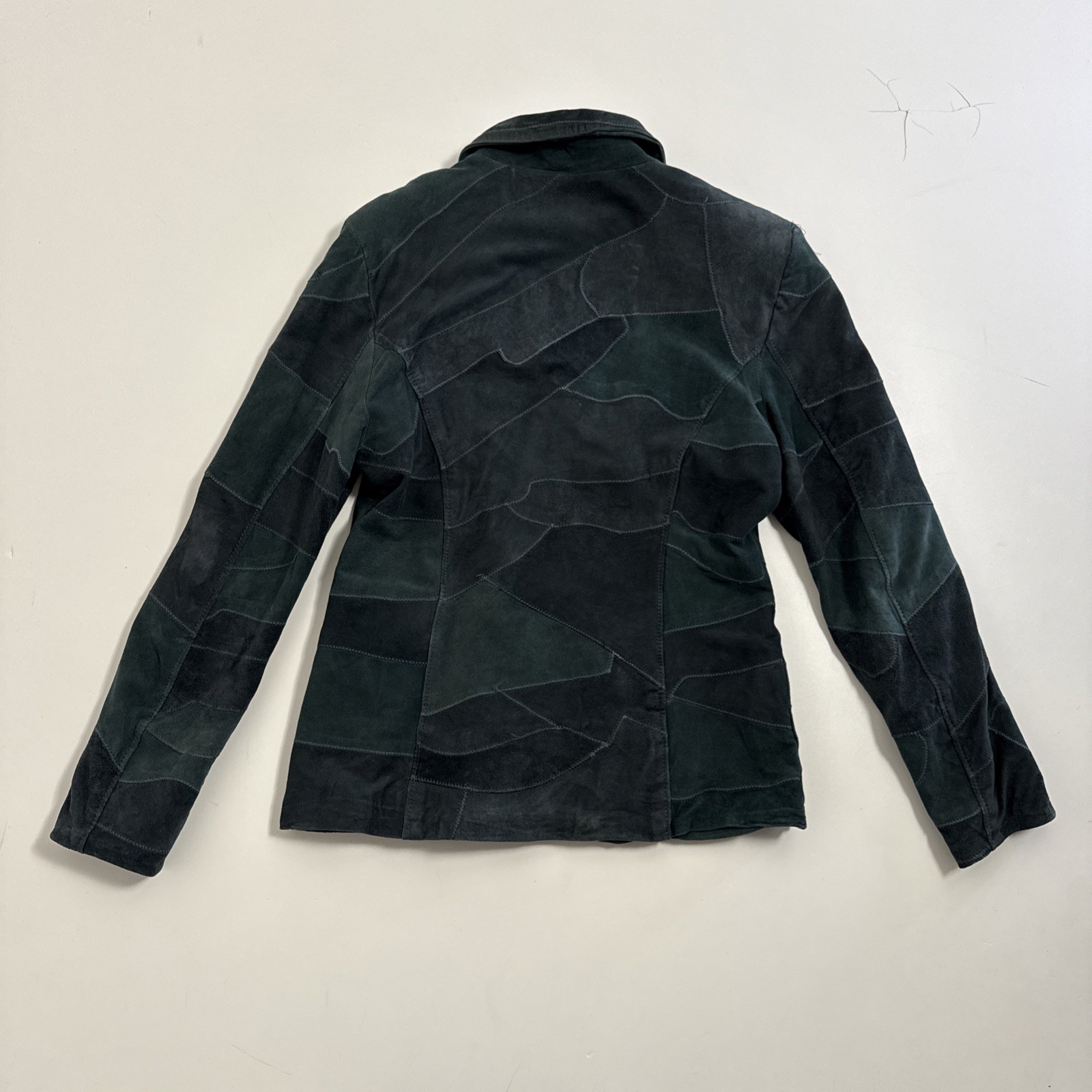 Vintage Suede Leather Patchwork Jacket Women’s Me… - image 2