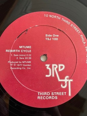 極レア盤　MTUME REBIRTH CYCLE 3RD ST us orig Mtume Rebirth Cycle 3rd St US Original Jazz LP, Good Condition | eBay