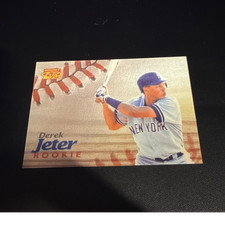 1996 Sportflix #139 Derek Jeter Rookie New York Yankees Baseball Trading Card