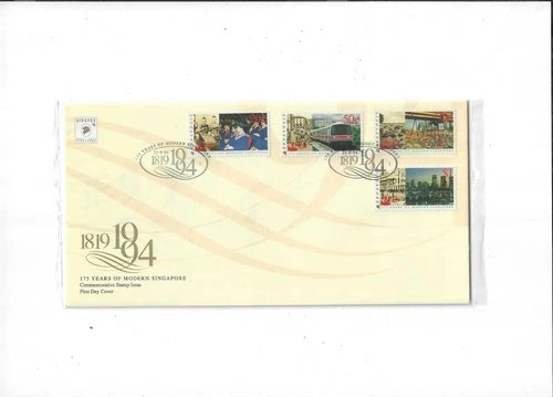 Singapore Year 1994 175 Years of Modern Singapore FDC