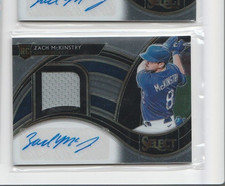 2021 Select Jersey  Auto Rookie 121/299   Zach McKinstry #RJA-ZM