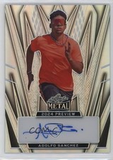 2023 Leaf Trinity 2024 Leaf Metal Preview 3/10 Adolfo Sanchez #LMP-AS1 Auto 0bz