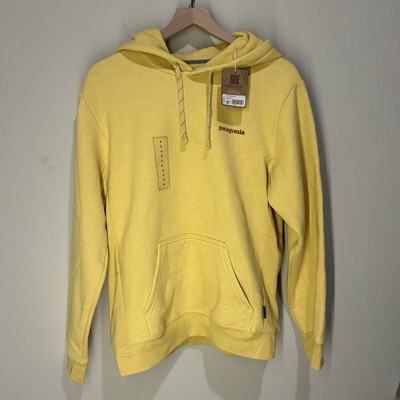 NWT Patagonia Fitz Roy Icon Uprisal Hoody Milled Yellow Size Small