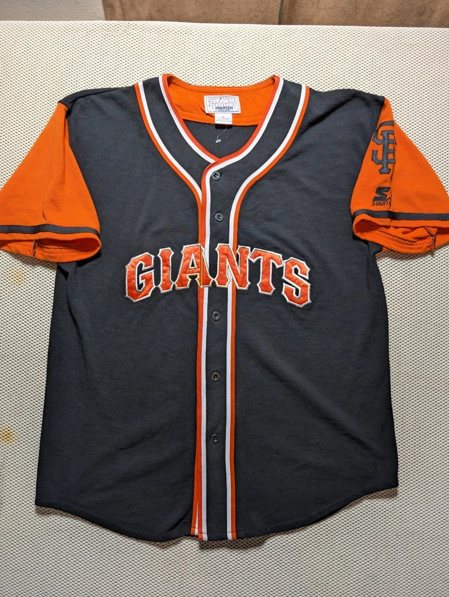SAN FRANCISCO GIANTS ユニフォーム STARTER Vintage SF San Francisco Giants Starter Jersey Black And Orange