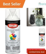 Acrylic Clear Finish Spray Paint Satin Waterproof Indoor Outdoor 11oz