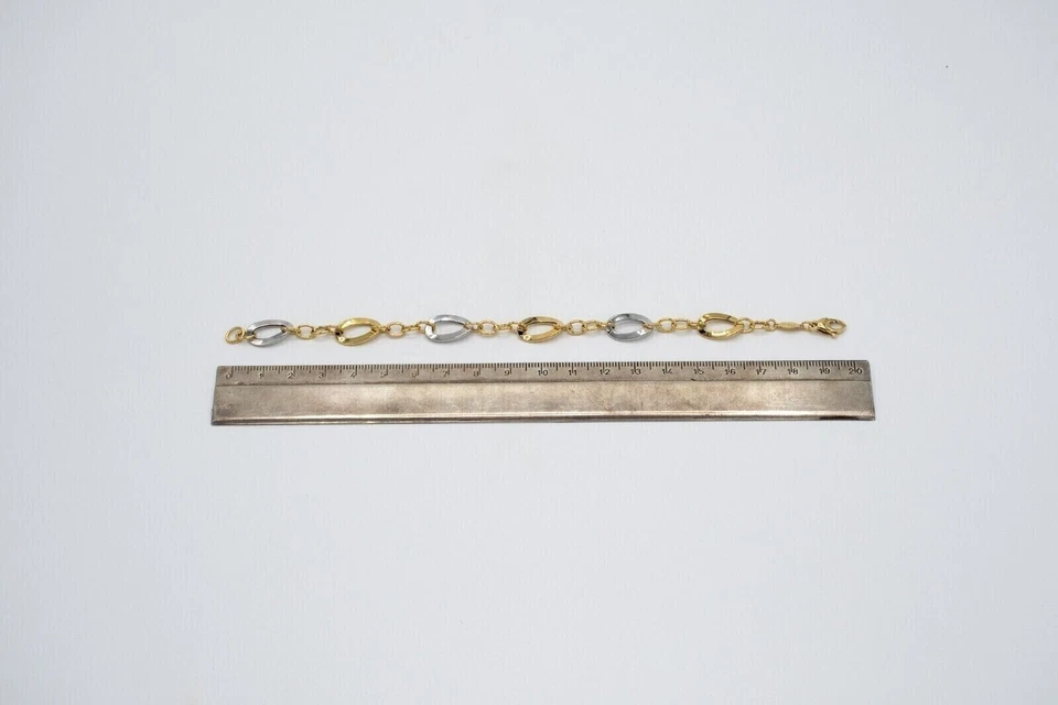 Damen Armband Gelb- und Weißgold (GOLD) 18 kt 750 D.41 - Bild 4 von 4