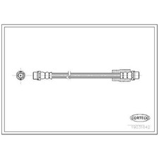 2x Bremsschlauch vorne für Audi A4 B6 8E2 8E5 8H7 B7 8HE | 24649122