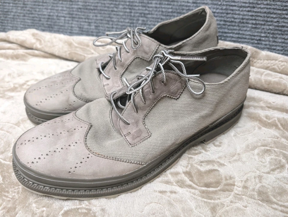 Sorel Para Hombre Mocasín Madson Oxford Cuero Punta de Ala Zapatos Informales Beige Tostado Talla 14 Foto 4 de 4