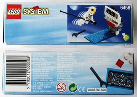 RARE VINTAGE 1999 LEGO SYSTEM 6458 SATELLITE WITH ASTRONAUT NEW SEALED !