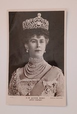 H.M. Queen Mary Vintage Postkarte