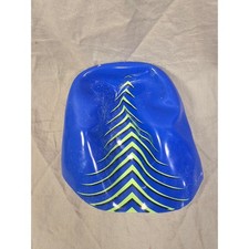Speedo Fastskin Swim Cap Blue Neon Green Silicone Racing Performance Small
