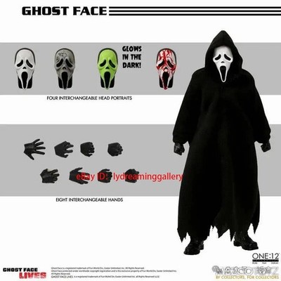 Mezco Scream Ghost Face 1/12 Scale Limited Edition Collectible Action Figure