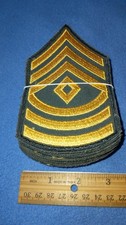 BUNDLE OF 20 - VIETNAM ERA U.S. Army 1st Sergeant Patches CUT EDGE - MALE - NEW
