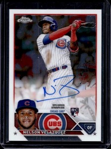 スポーツ選手 stadium club topps auto NELSON VELAZQUEZ 2023 Topps Stadium Club - Nelson Velazquez #SCBA-NV - Stadium Club